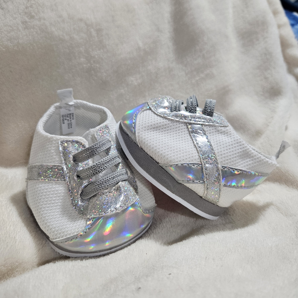 Build-A-Bear Silver Athletic Shoes